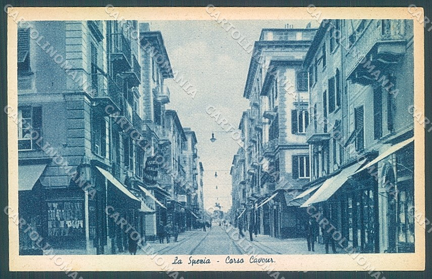 La Spezia Città Corso Cavour cartolina JK6930 – fronte