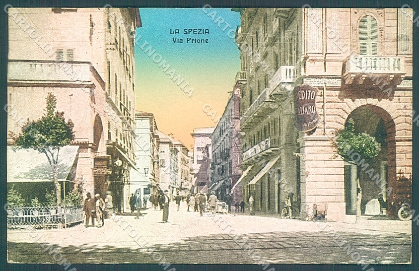 La Spezia Città Via Prione cartolina JK6935 – fronte