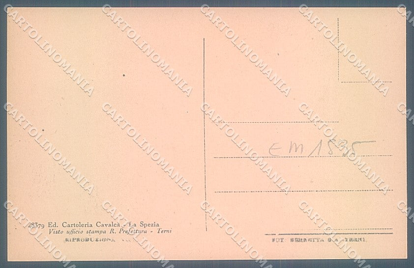 La Spezia Città saluti Da Nave cartolina JK6943 – retro