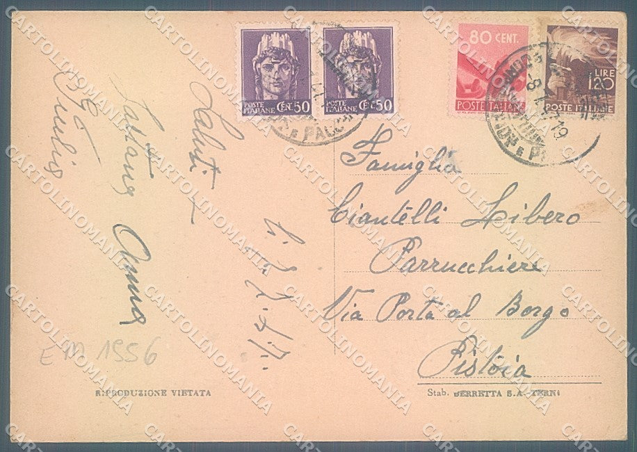La Spezia Città Piazza Verdi FG cartolina JK6948 – retro