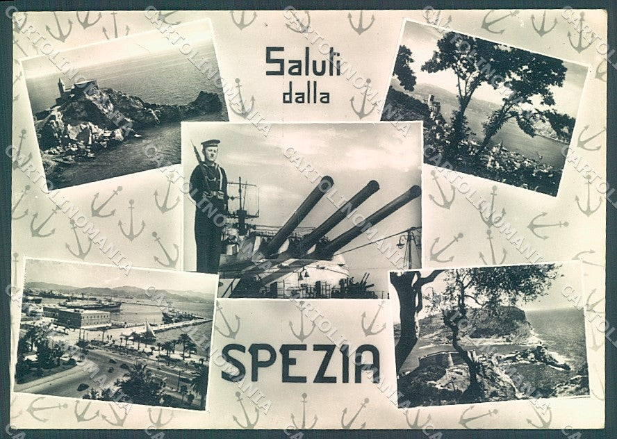 La Spezia Città Marina saluti da Foto FG cartolina JK6953 – fronte