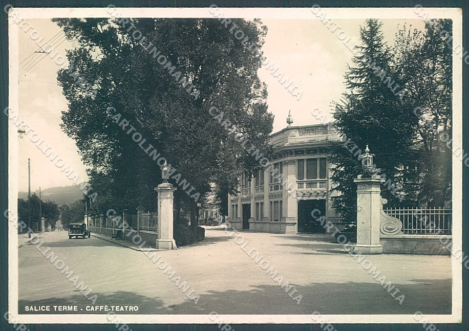 Pavia Salice Terme Caffè Teatro Foto FG cartolina JK6958 – fronte
