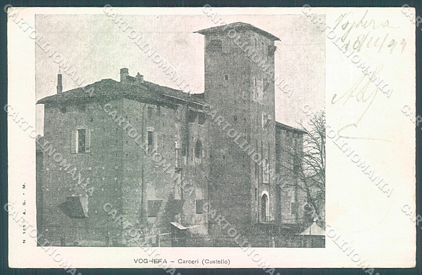 Pavia Voghera Castello Carceri cartolina JK6960 – fronte
