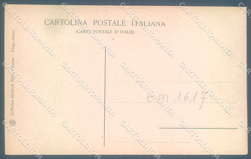 Viterbo Città Fontana della Rocca cartolina JK6964 – retro