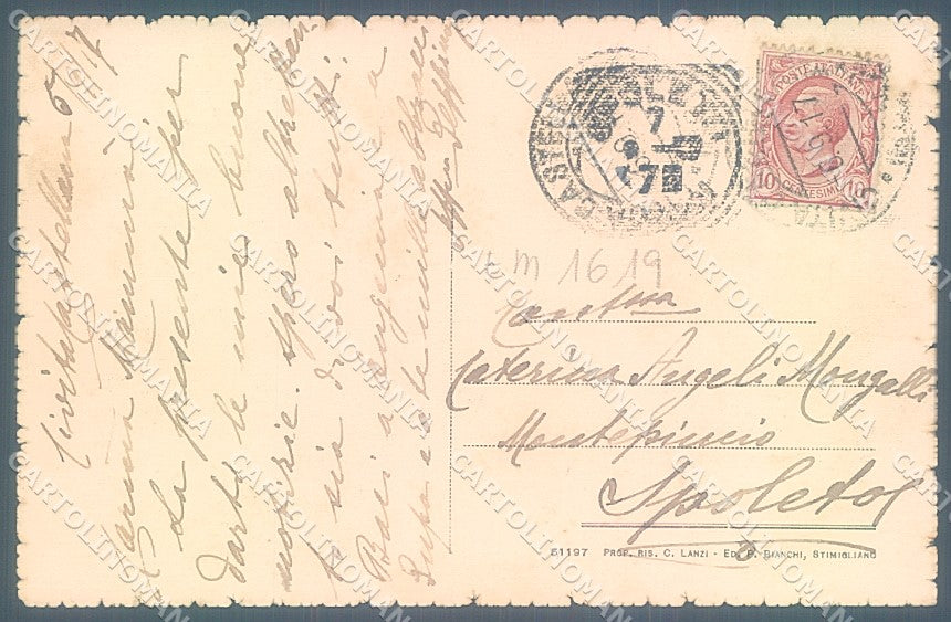Viterbo Civita Castellana cartolina JK6965 – retro