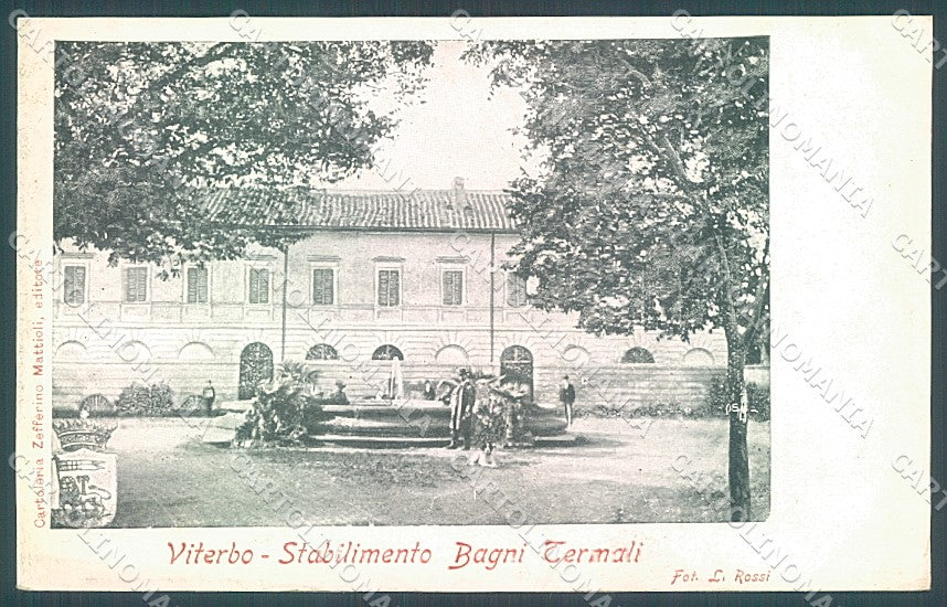 Viterbo Città Stabilimento Bagni Termali cartolina JK6966 – fronte