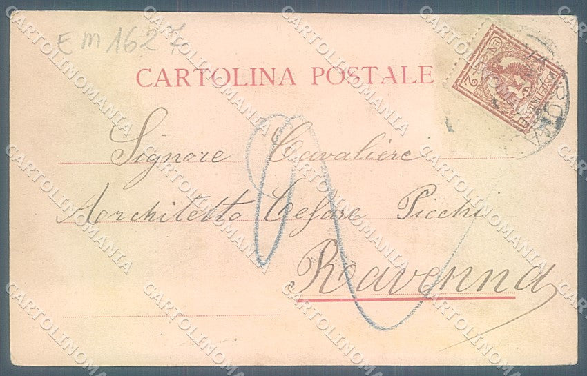 Viterbo Montalto di Castro Castello Marchese Guglielmi cartolina JK6967 – retro