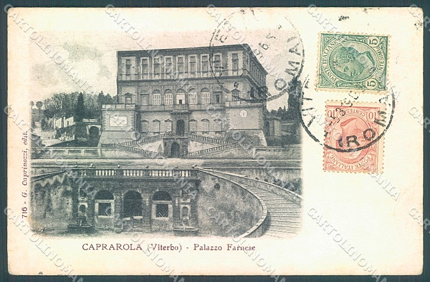 Viterbo Caprarola Palazzo Farnese cartolina JK6971 – fronte