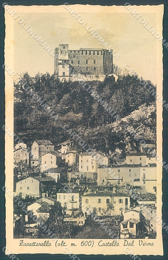 Pavia Zavattarello Castello Dal Verme cartolina JK6976 – fronte