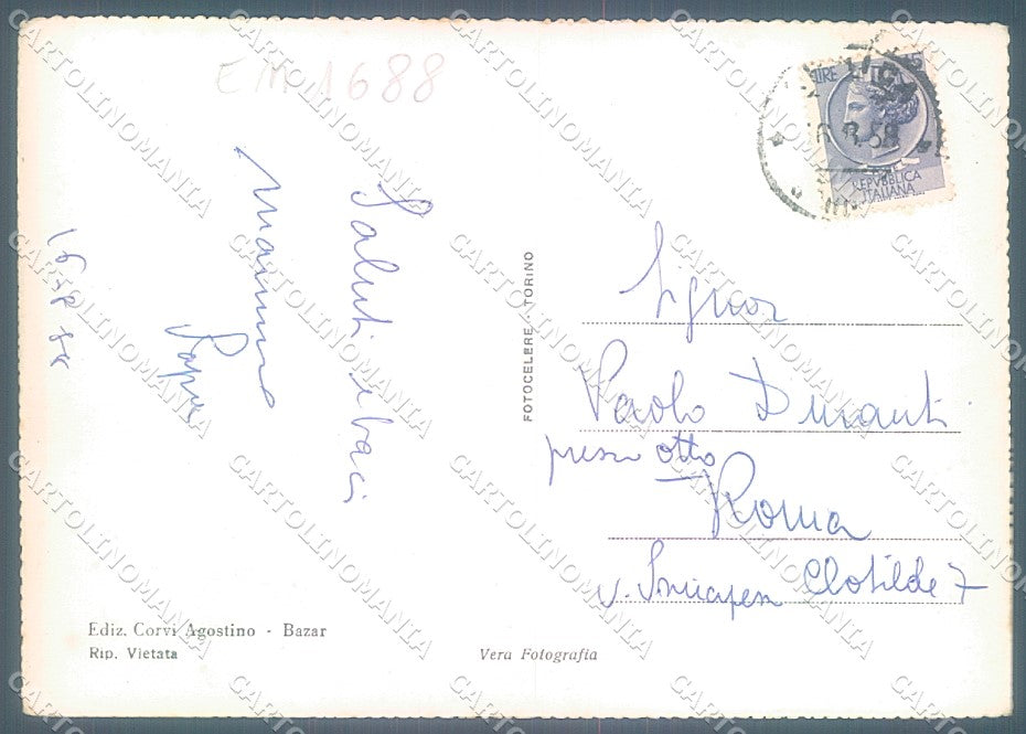 Sondrio Aprica Foto FG cartolina JK6983 – retro