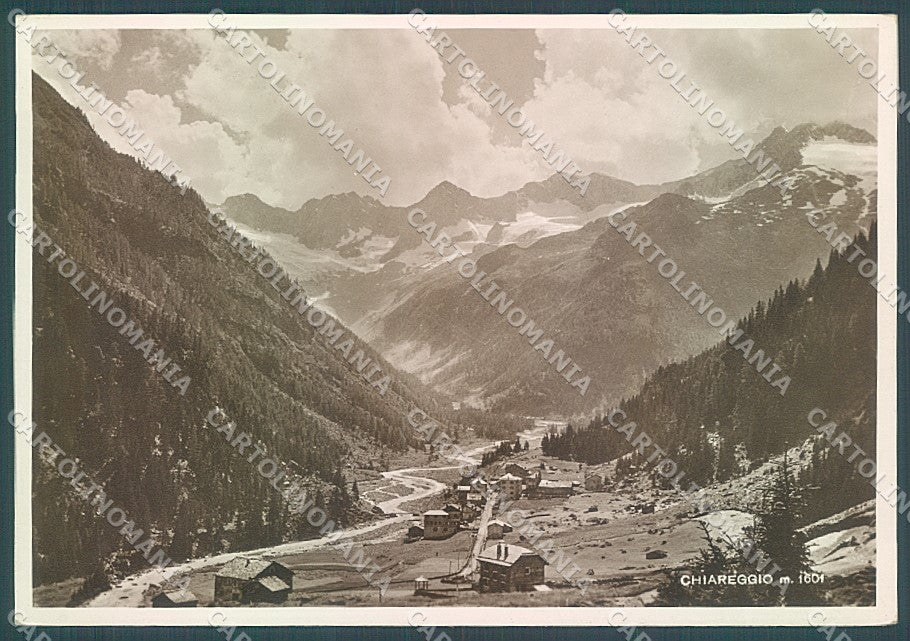 Sondrio Chiareggio Foto FG cartolina JK6985 – fronte