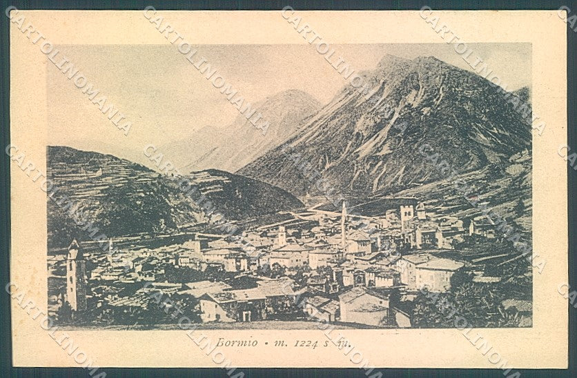 Sondrio Bormio cartolina JK6988 – fronte