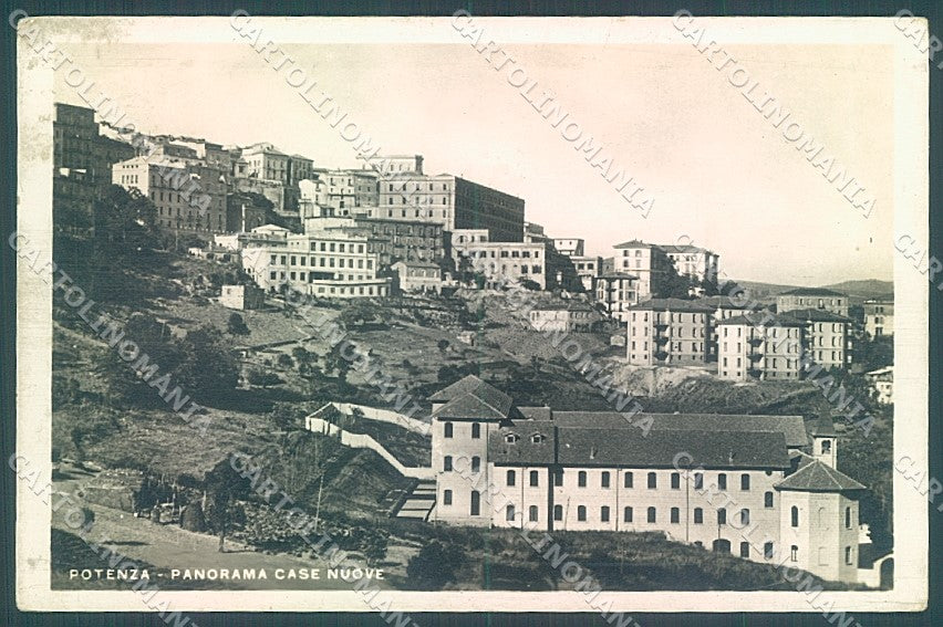 Potenza Città Case Nuove Foto cartolina JK6996 – fronte