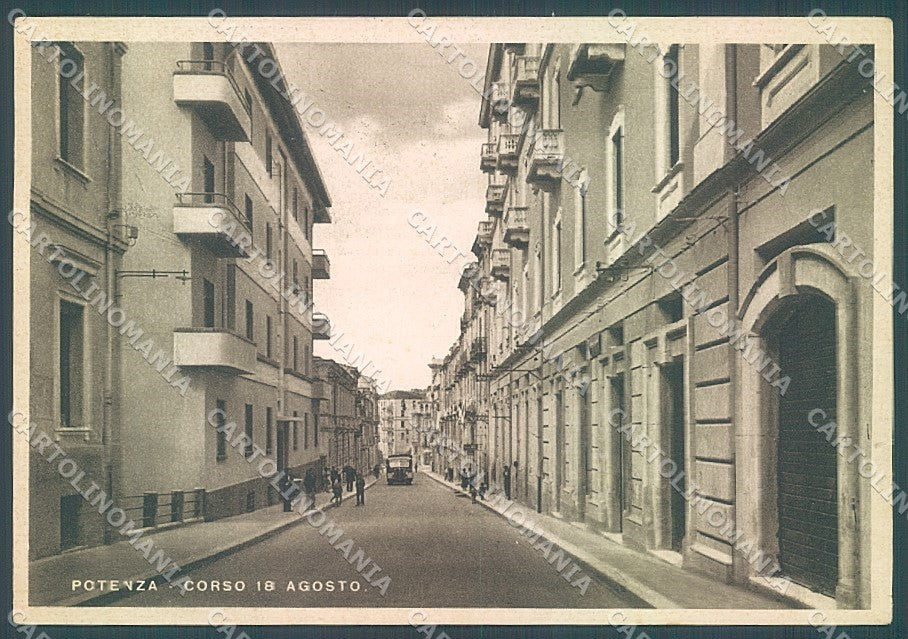 Potenza Città Corso 18 Agosto FG cartolina JK7001 – fronte