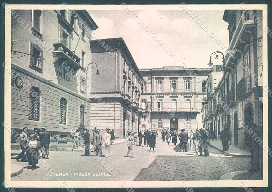 Potenza Città Piazza Sedile FG cartolina JK7002 – fronte