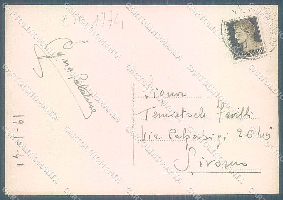 Potenza Città Piazza Sedile FG cartolina JK7002 – retro