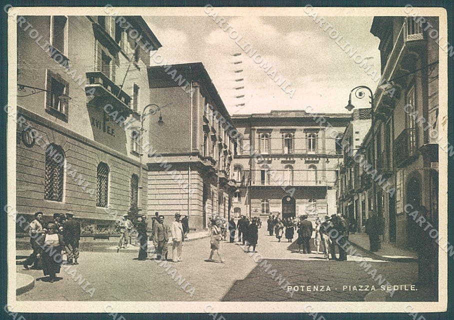 Potenza Città Piazza Sedile FG cartolina JK7003 – fronte
