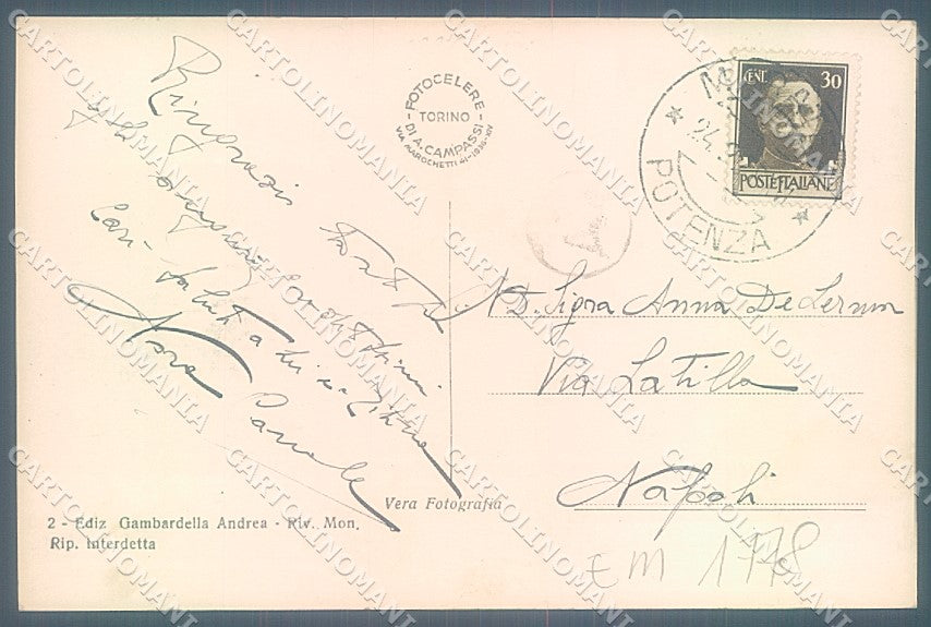 Potenza Maratea Foto cartolina JK7005 – retro