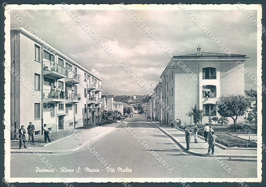 Potenza Città Rione Santa Maria Via Malta Foto FG cartolina JK7006 – fronte