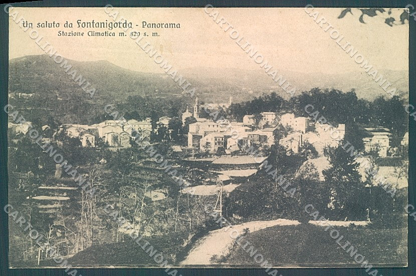 Genova Fontanigorda saluto da cartolina JK7008 – fronte