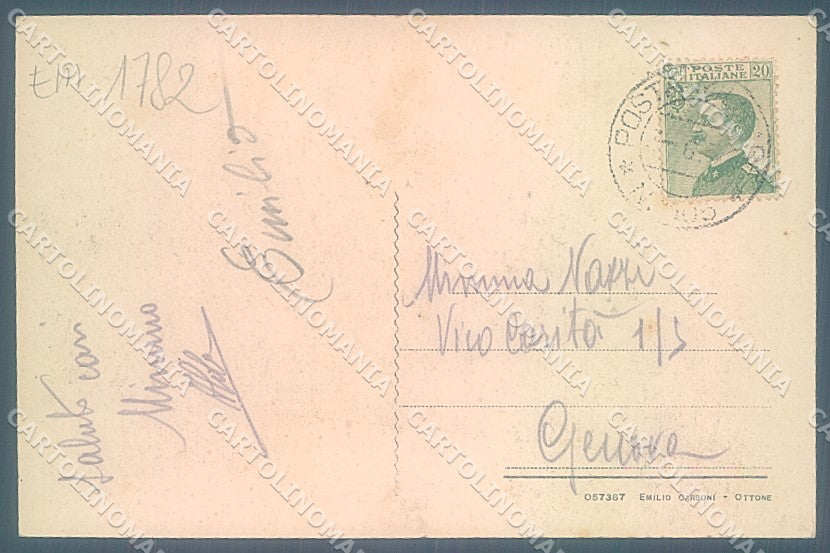 Genova Fontanigorda saluto da cartolina JK7008 – retro
