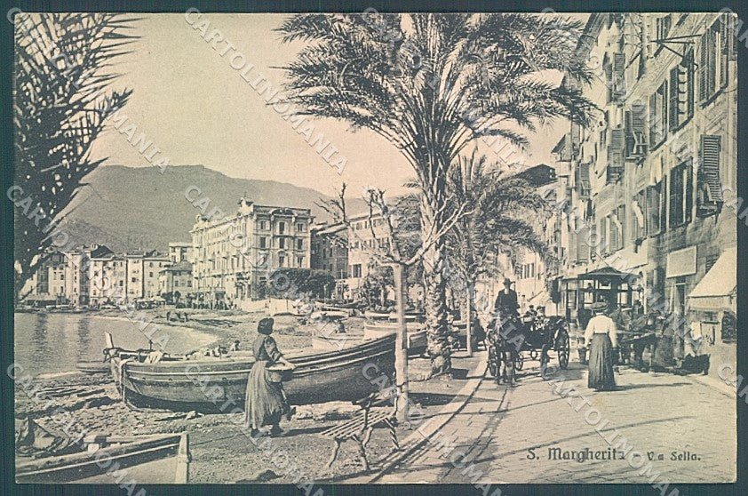 Genova Santa Margherita Ligure Via Sella Brunner 11871 cartolina JK7011 – fronte
