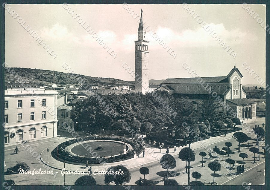 Gorizia Monfalcone Cattedrale Giardini Foto FG cartolina JK7020 – fronte