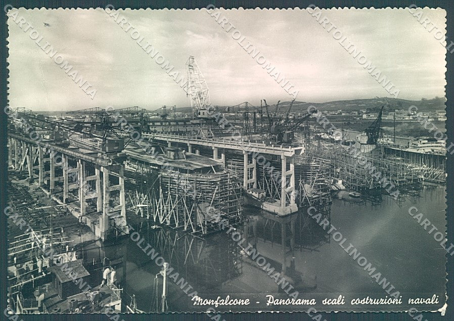 Gorizia Monfalcone Cantieri Navali Foto FG cartolina JK7030 – fronte