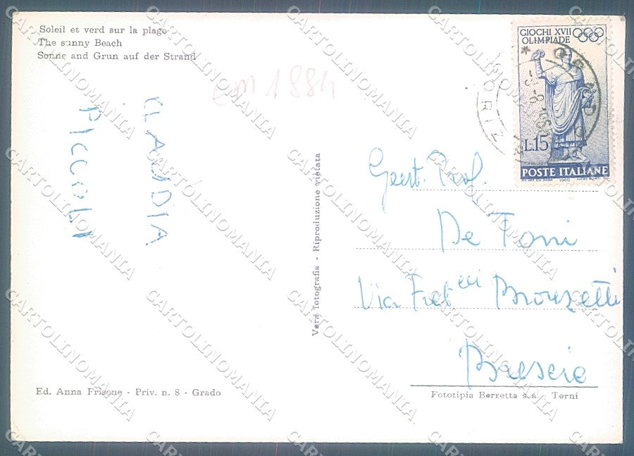 Gorizia Grado Foto FG cartolina JK7035 – retro