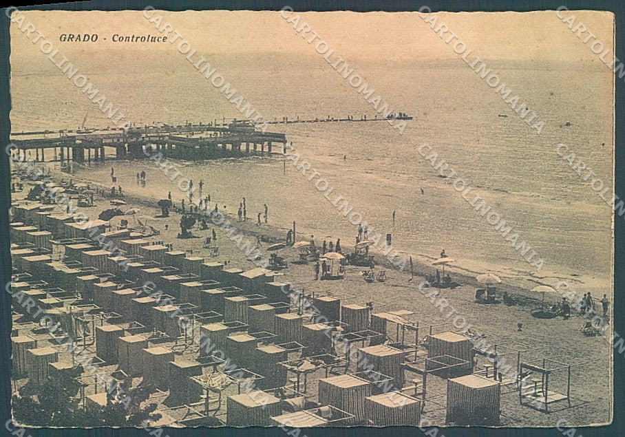 Gorizia Grado Spiaggia FG cartolina JK7036 – fronte