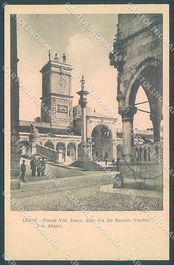 Udine Città Piazza Vittorio Emanuele cartolina JK7044 – fronte