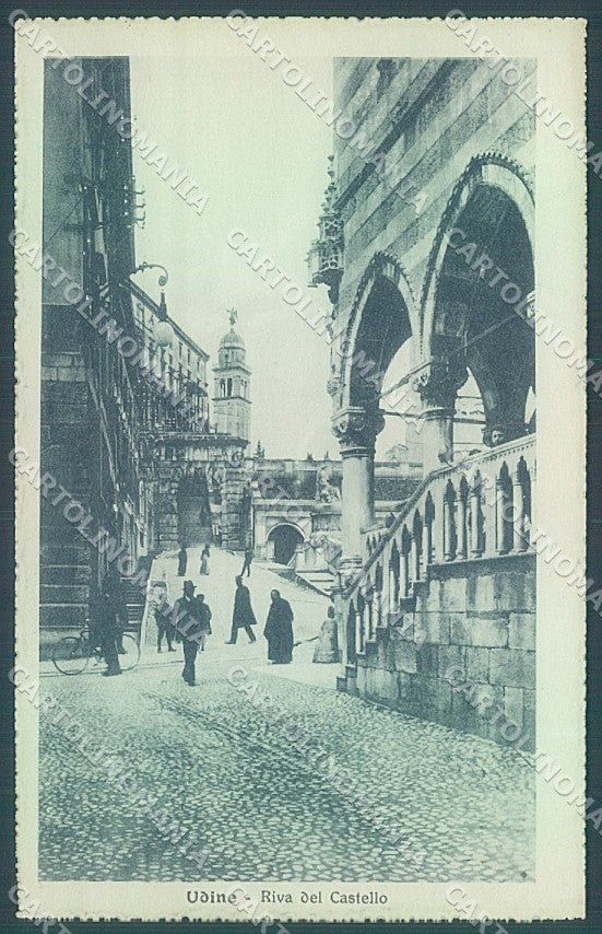 Udine Città Riva del Castello cartolina JK7048 – fronte