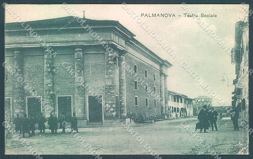 Udine Palmanova Teatro Sociale cartolina JK7051 – fronte