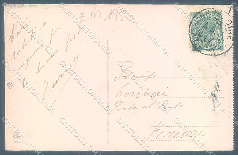 Udine Città Chiesa San Giacomo Mercato Alterocca 5221 cartolina JK7054 – retro
