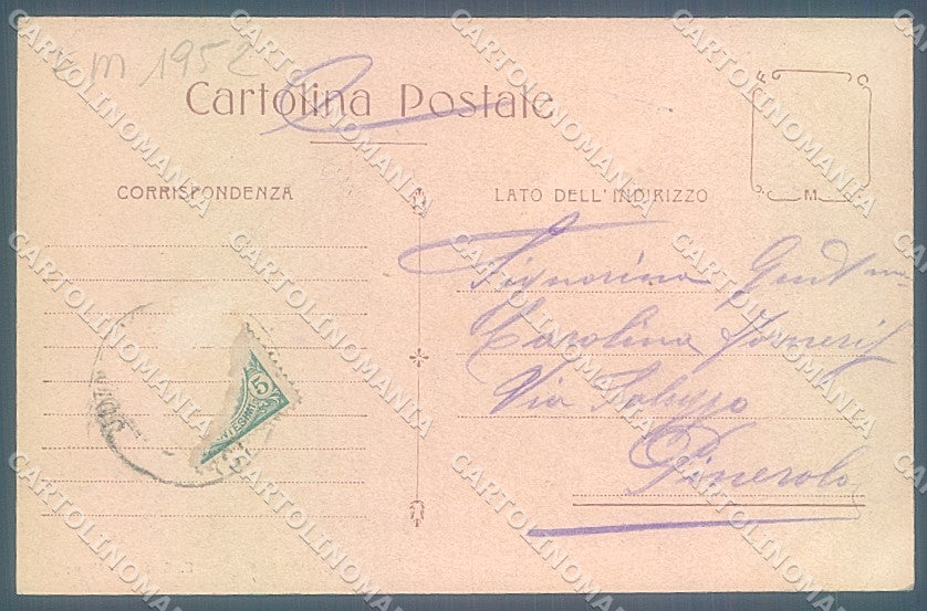 Udine Città Chiesa San Giacomo Mercato PIEGHINA cartolina JK7055 – retro