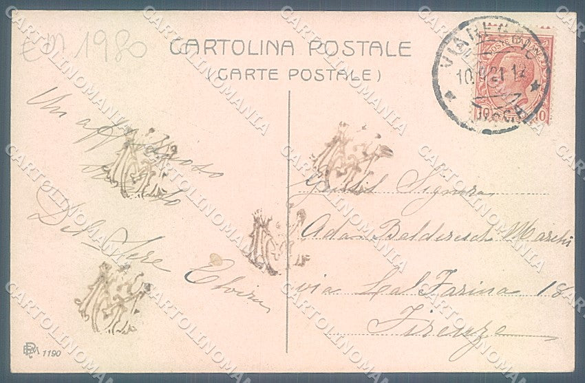 Lucca Viareggio Ritorno dalla Pesca cartolina JK7057 – retro