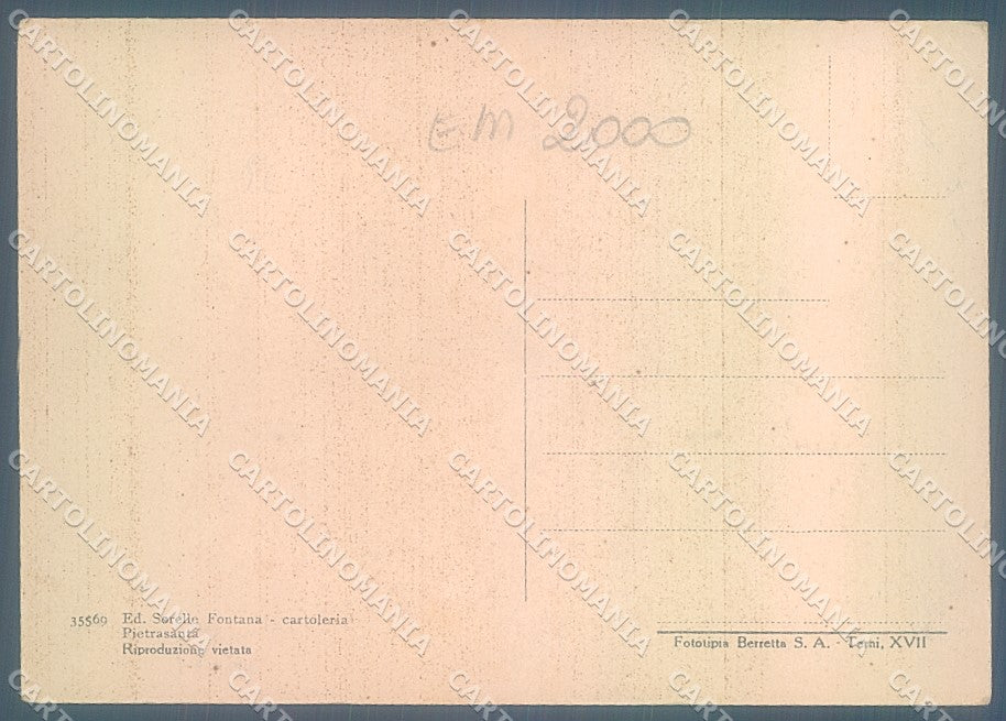 Lucca Pietrasanta Palazzo Littorio Fascismo FG cartolina JK7060 – retro