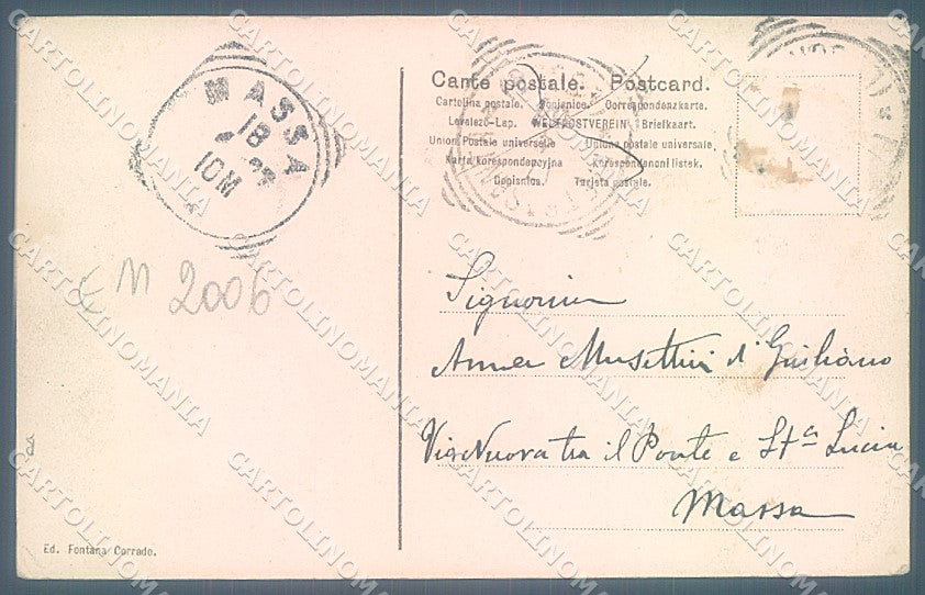 Lucca Valdicastello Paese di Carducci cartolina JK7062 – retro