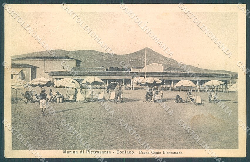 Lucca Tonfano Bagno Conte Biancamano cartolina JK7064 – fronte