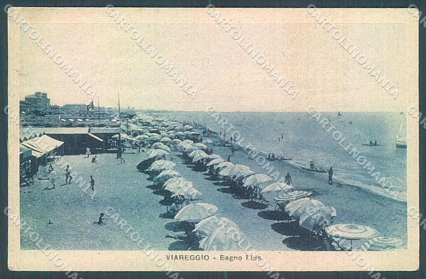 Lucca Viareggio Spiaggia cartolina JK7072 – fronte