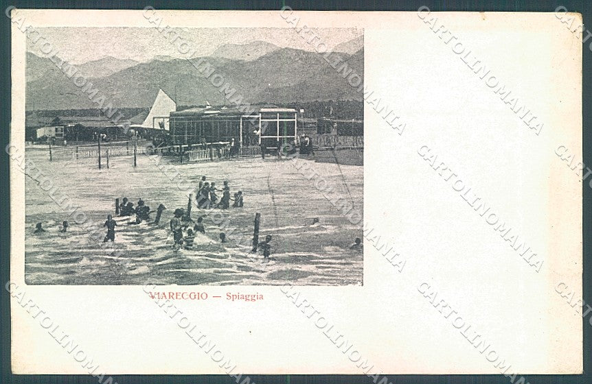 Lucca Viareggio Spiaggia cartolina JK7073 – fronte
