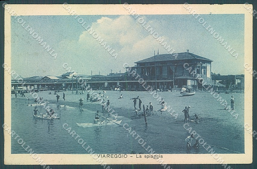 Lucca Viareggio Spiaggia cartolina JK7074 – fronte