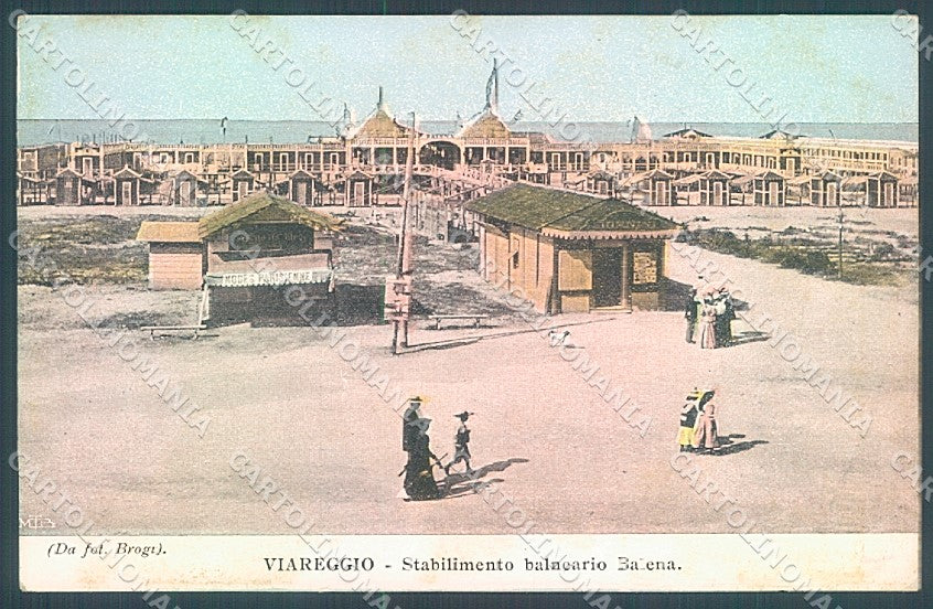 Lucca Viareggio Stabilimento Balneario cartolina JK7081 – fronte
