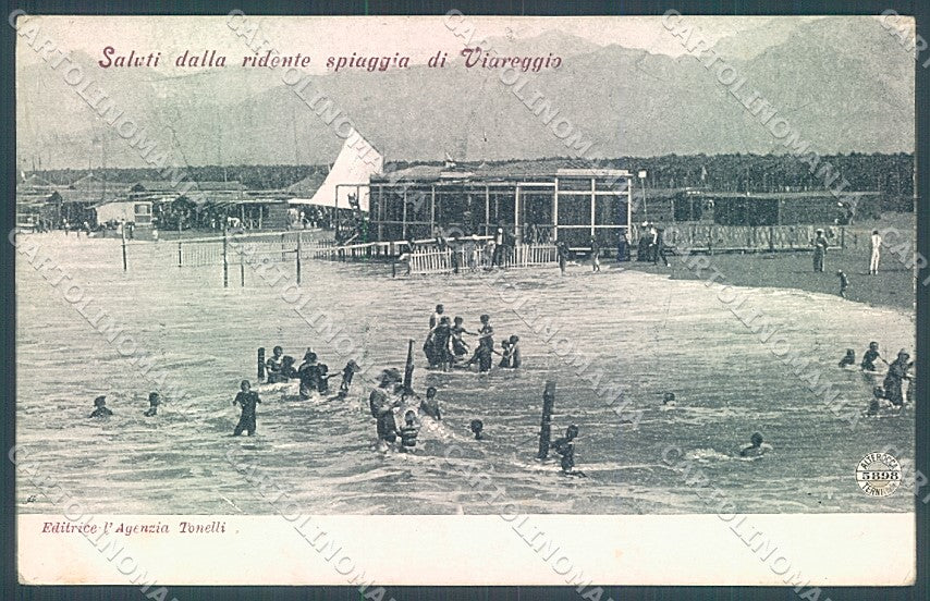 Lucca Viareggio Spiaggia saluti da Alterocca 5898 cartolina JK7083 – fronte