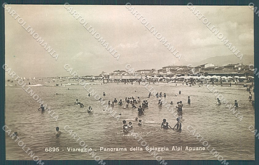 Lucca Viareggio Spiaggia Foto cartolina JK7087 – fronte