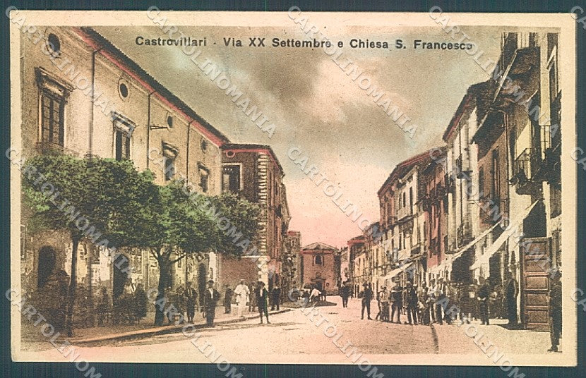 Cosenza Castrovillari Chiesa San Francesco Via XX Settembre cartolina JK7097 – fronte