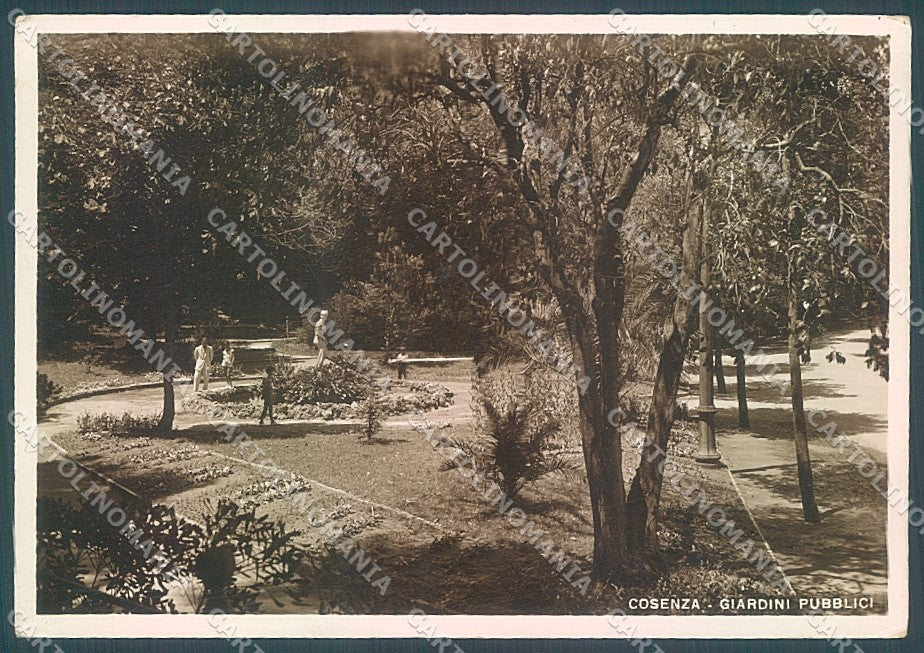Cosenza Città Giardini Pubblici Foto FG cartolina JK7098 – fronte