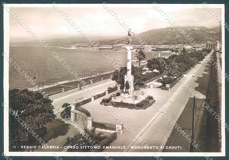 Reggio Calabria Città Lungomare Monumento Caduti FG Foto cartolina JK7100 – fronte