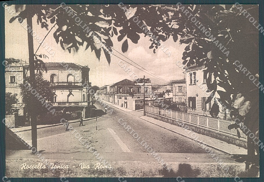 Reggio Calabria Roccella Ionica Via Roma Alterocca 42026 FG cartolina JK7101 – fronte