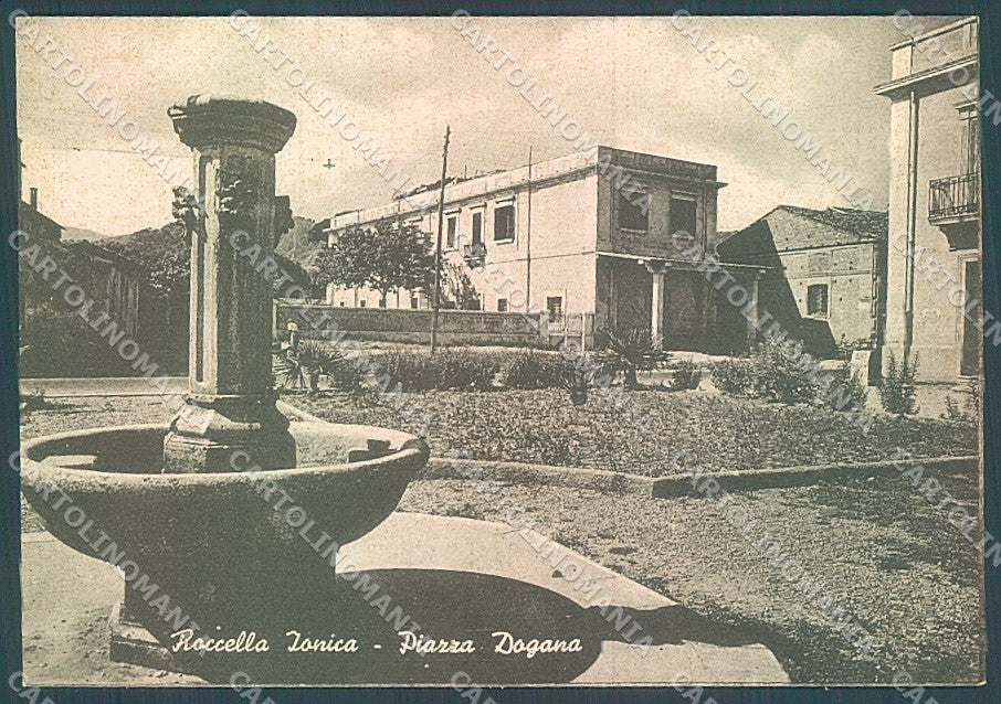 Reggio Calabria Roccella Ionica Piazza Alterocca 42035 FG cartolina JK7103 – fronte